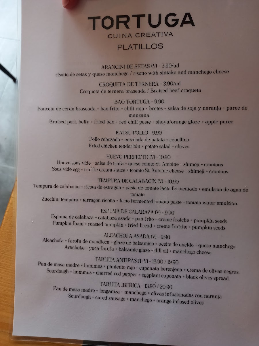 Menu Tortuga Restaurante-8